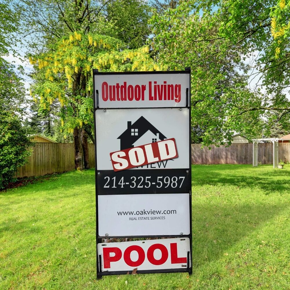 2 PACK Sold Sign Rider for Realtors – Reusable Magnetic Sold Sign Real Estate Ri - Picture 2 of 8